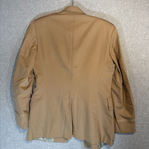 Vintage US Army Dress Coat Medium Vietnam Era Military Uniform Schwobilt Green - Picture 9 of 11